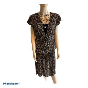 DRESS EUC GEOMETRIC PRINT